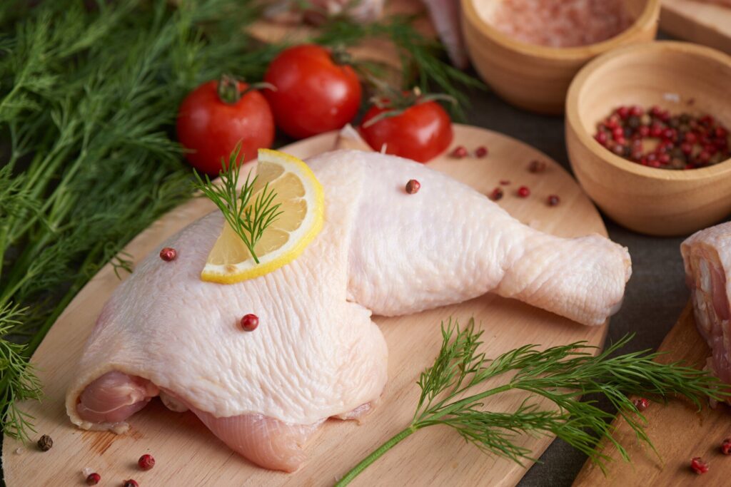 fresh chicken meat